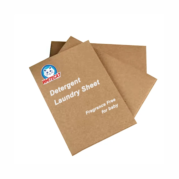 Natural Laundry Detergent Sheet Gentle On Hand And Clothes Sheets Paper Eco