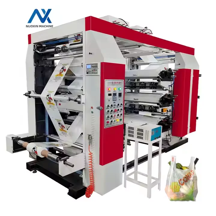 Automatic Non Woven Packaging Flexographic Press Ci 4 Colors PE PET BOPP Flexo Printing Machine