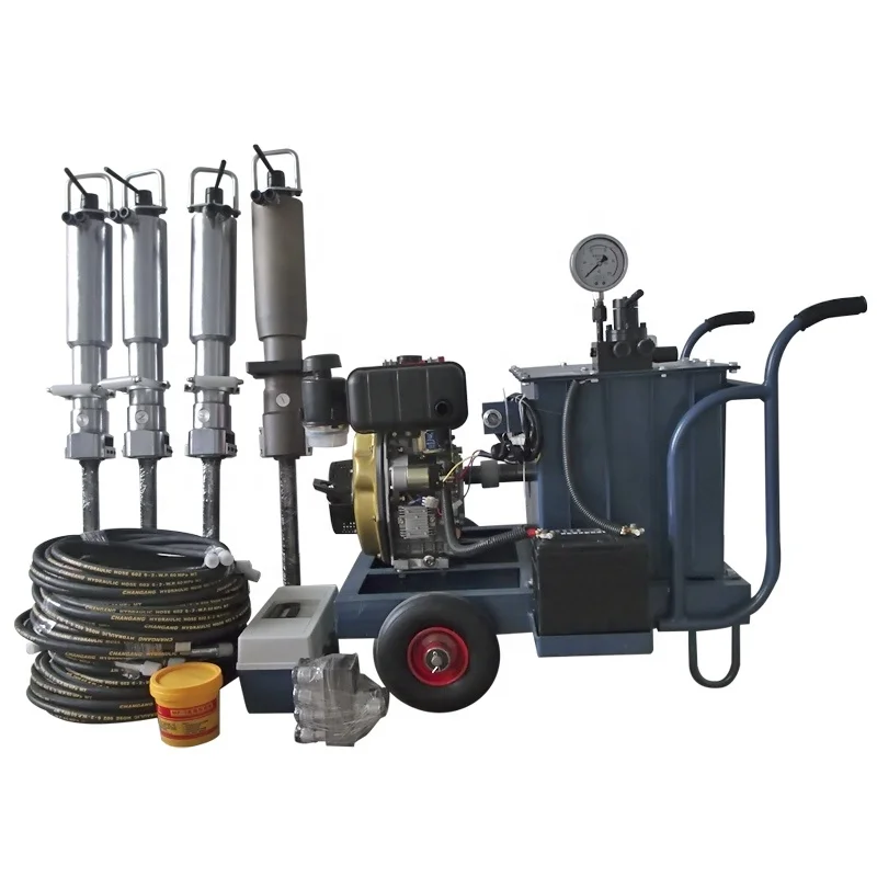 Hight Performance Hydraulic Fracturing Machines Rock Stone Splitter