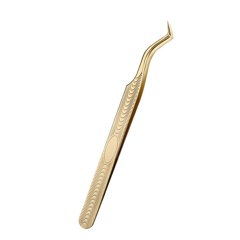 Gold Lashes Tweezer Eyebrow lash application private label lash lifting tools private label eyebrow tweezers