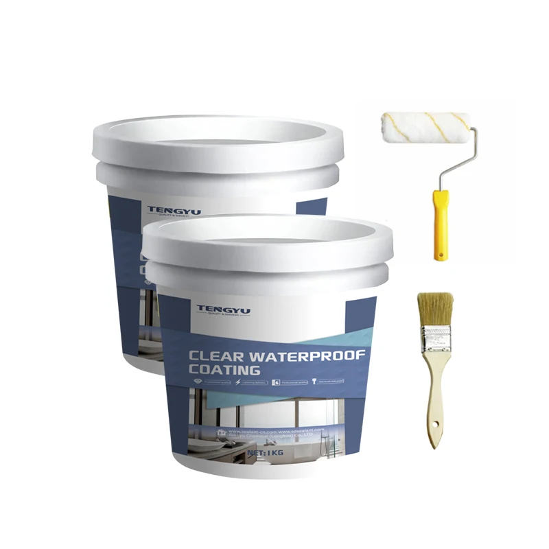 Bathroom Cement Concrete Waterproofing Material Waterproof Agent Invisible Coating Paste Sealant