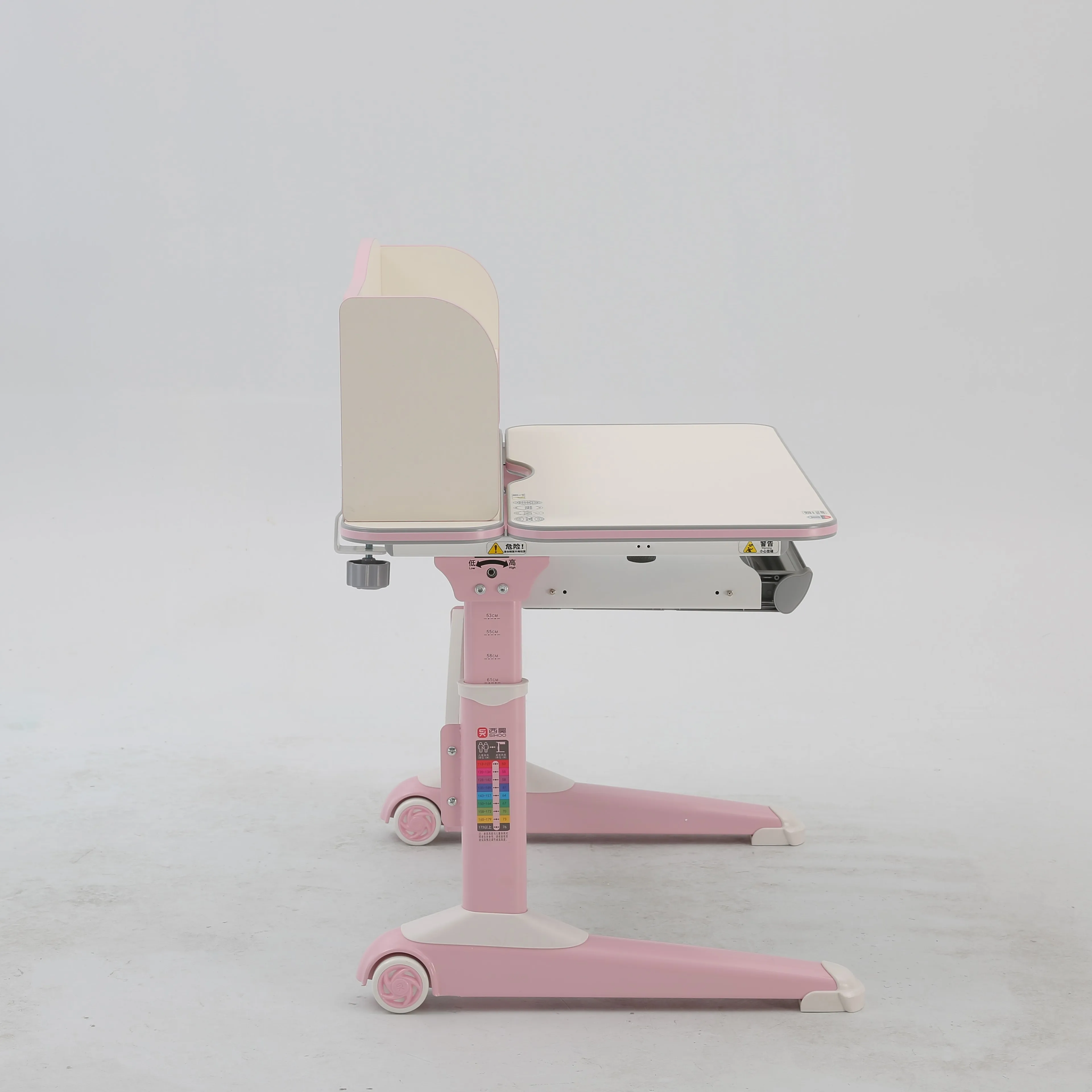 
Sihoo Ergonomic kids study desk with double book shelves 