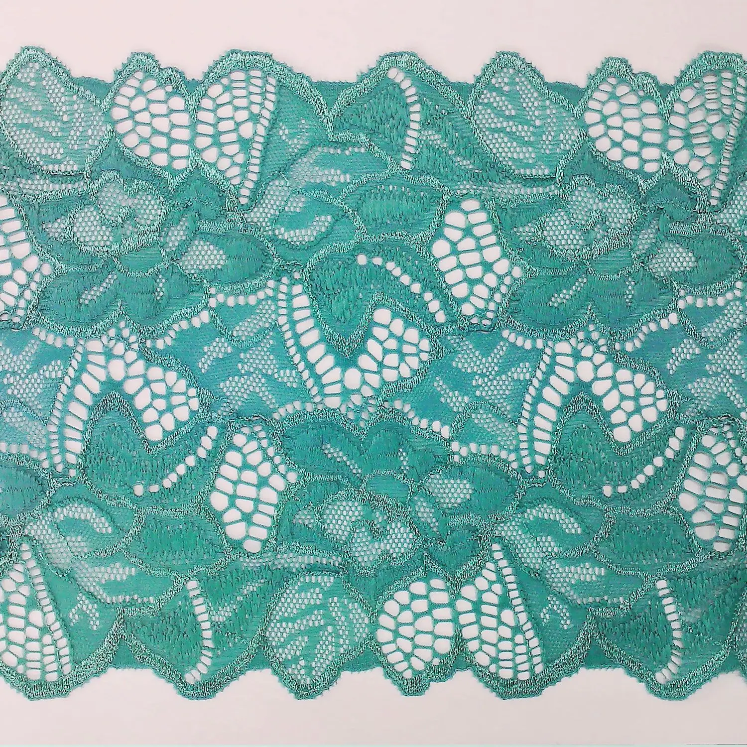 16.5cm wide elastic lace fabric mosquito net bed sheet curtain wedding dress brocade spandex embroidery lace accessories