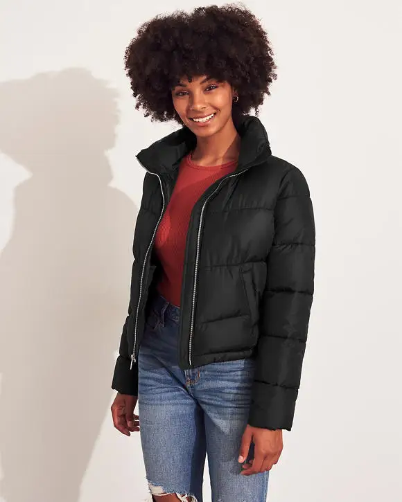 
Corduroy hybrid carbon heated kids padded jacket for girls 