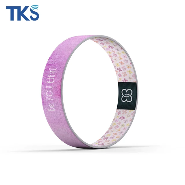 Экологичный NFC тканый эластичный браслет музыкальный фестиваль Браслет для мероприятий
