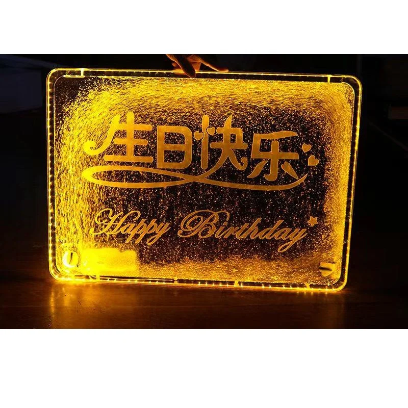 Top-Selling Custom LED Dollar Sign Displays Illuminated Champagne Bottle Presenters in ACRYL for Nightclubs Parties and Events