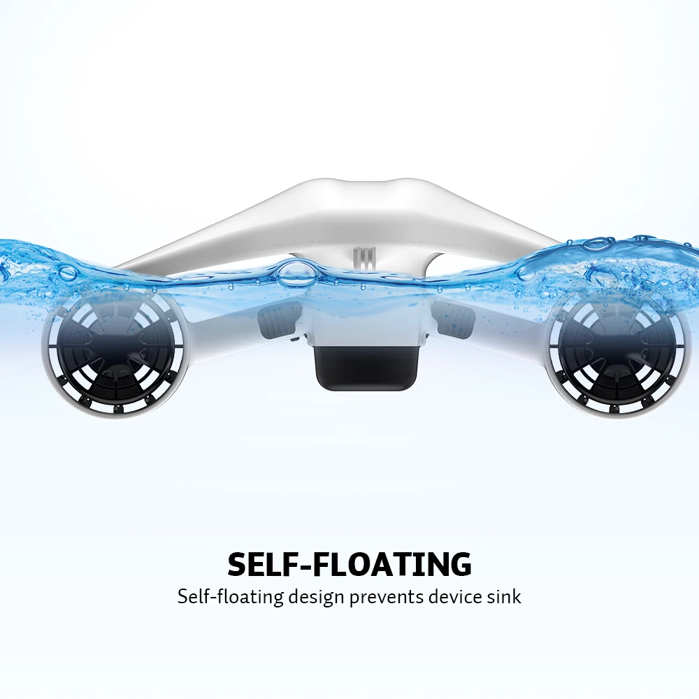 
Dual Motor Sea Scooter OLED Display Waterproof for Diving Swimming Snorkeling Adventures and Chasing Fish 