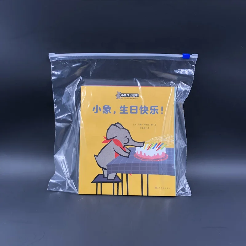 Food Grade ziplock Seal Ldpe Plastic Slider Zipper Bag