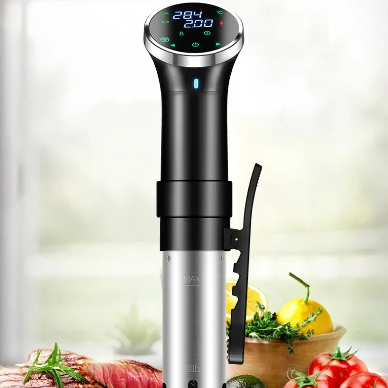 IPX7 Waterproof Sous Vide Cooker 1100W Immersion Circulator Vacuum Slow Cooker with LCD Digital Accurate Control Slow Cooker