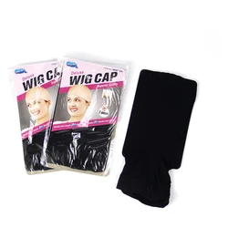 Wholesale mesh dome wig caps for making wigs, headband ventilated wig caps, 2Pcs/bag high quality stocking nude wig net cap