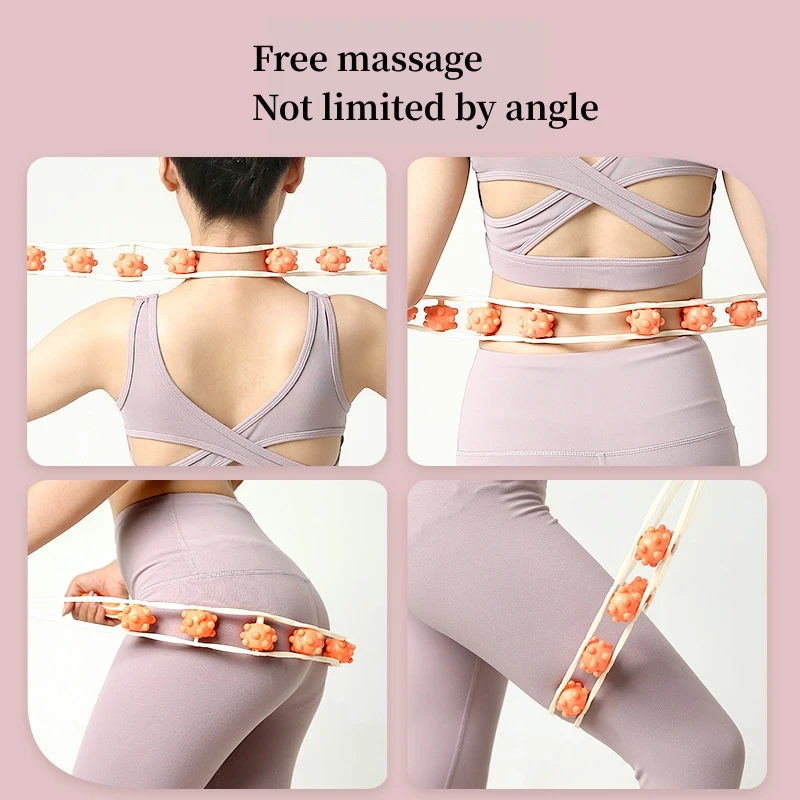 Back Strip Massager Shoulder Cervical Back Dredge Meridians Open Shoulder Open Back Manual Roller Does Not Ask for Massage