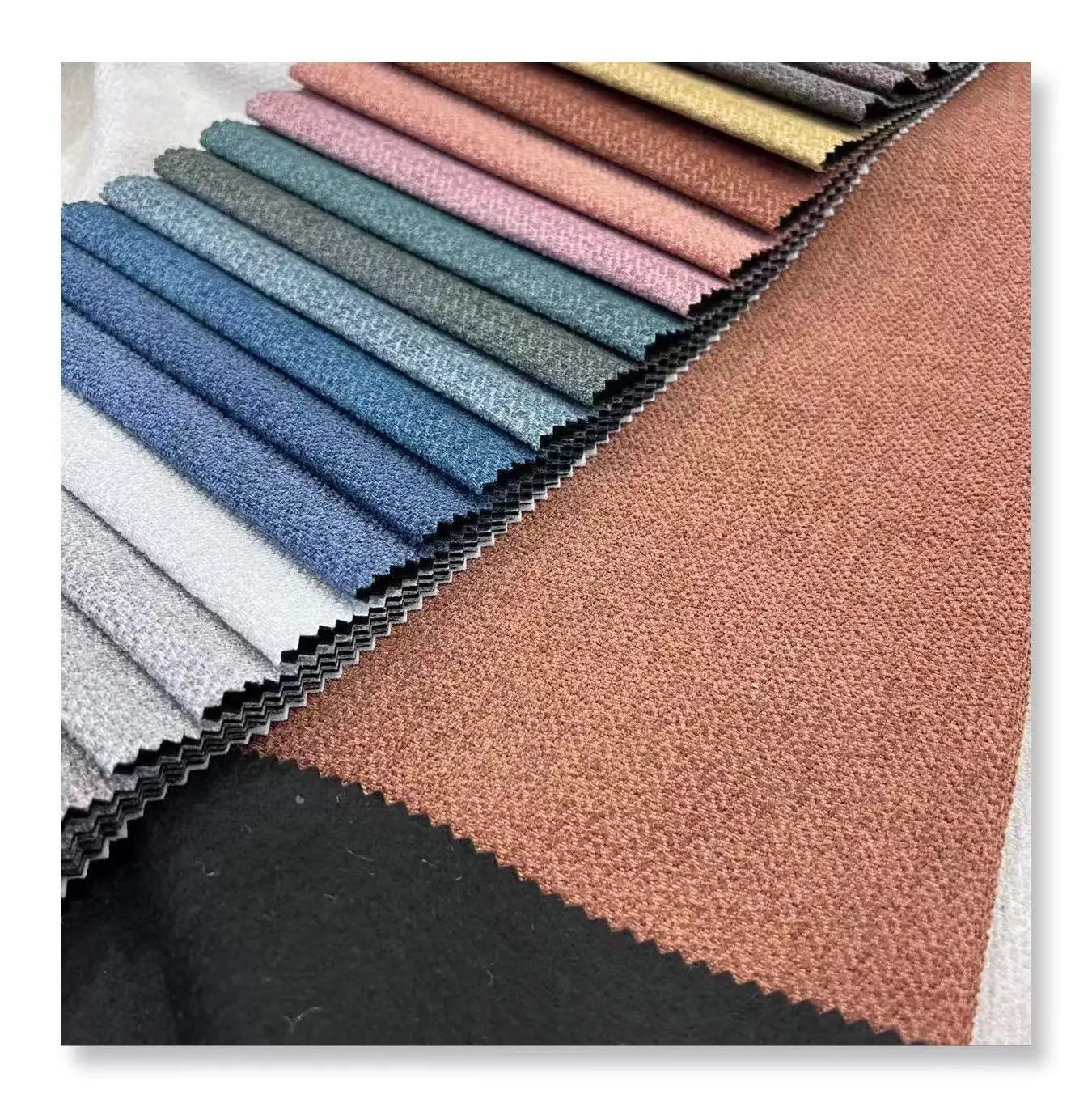 Phoenix-  dyeing high quality iceland japan 100% Polyester Knit Twill cheap upholstery fabric Velvet Sofa For Egypt Market