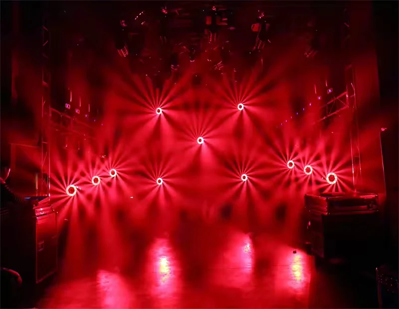 Led RGBW 4in1 moving head mini bee eye zoom 7x40 led wash light color rgb moving head