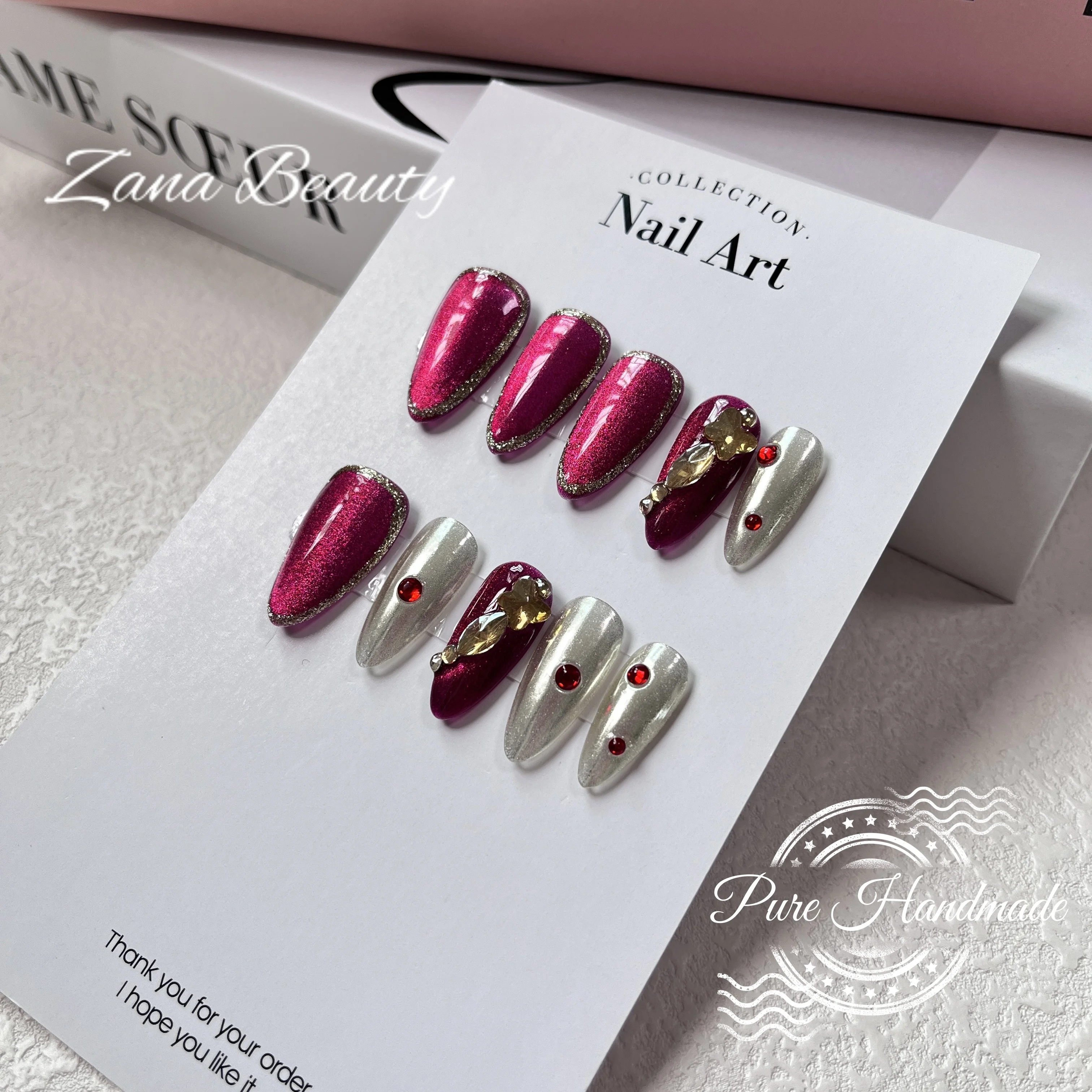 Высококачественные стильные носимые маникюрные наборы для ногтей