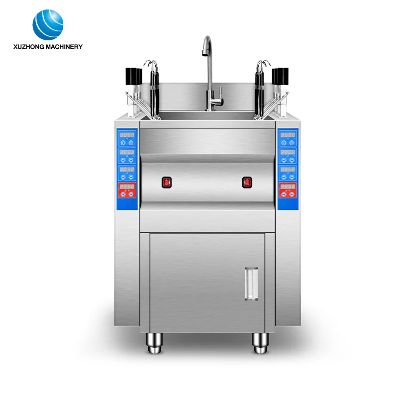 Commercial automatic lift 6 baskets noodle cooker electric noodle boiler noodle cooking machine For Kitchen Equipment