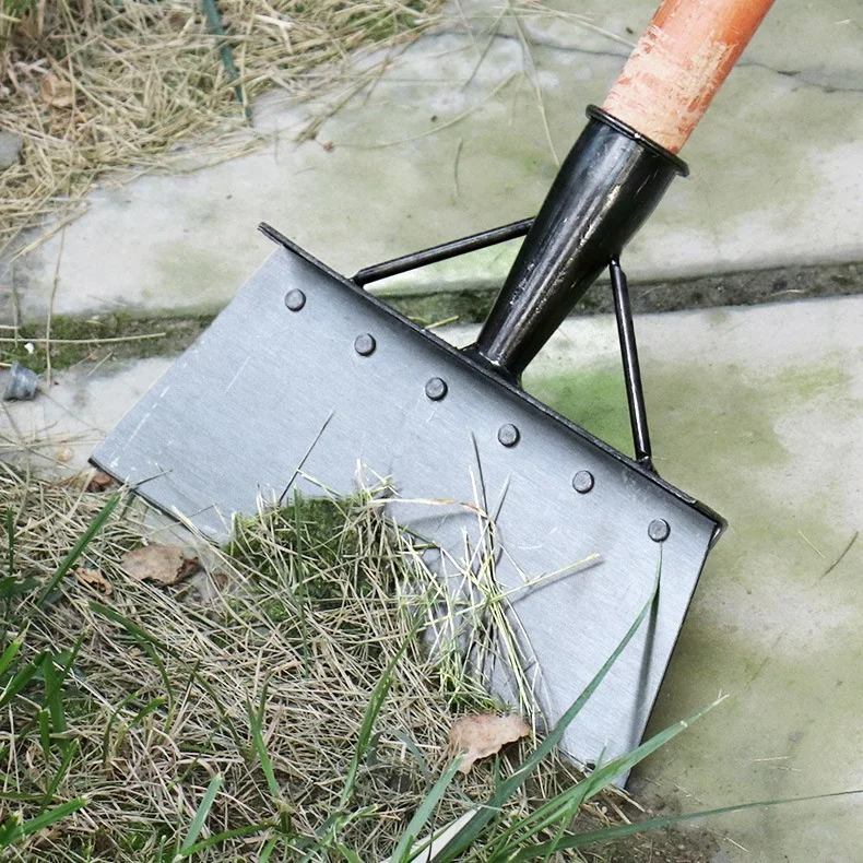 Hot Sale High Quality Agricultural Garden Weeding Tools Breeding Farm Scraper Sharp Fecal Spade Shovel Push Snow Removing Shovel
