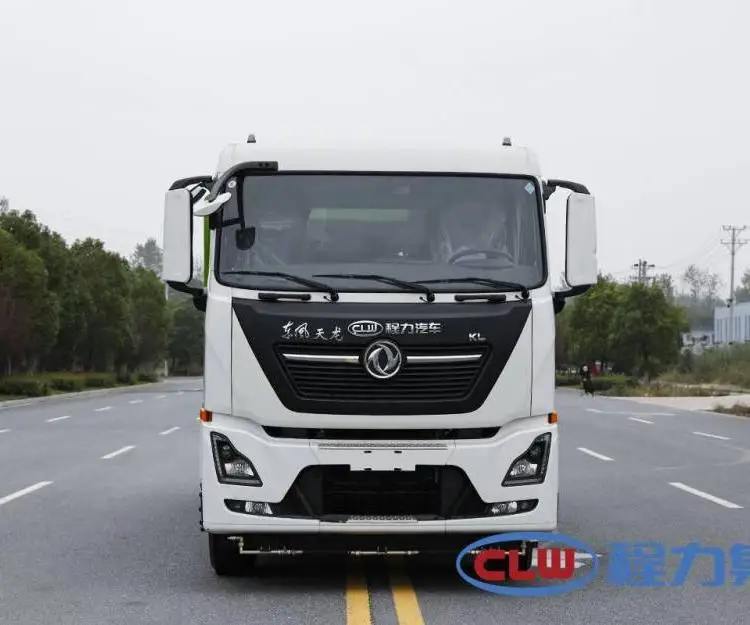 Closed 4x2 Road Sweeper Tile Street Floor Scrubber Double Brush Floor Scrubber Cleaning Machine truck