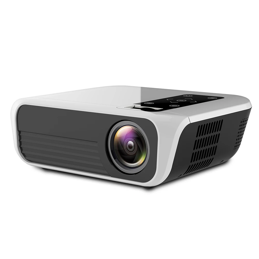 1080P HD 3000 люмен светодиодный портативный видеопроектор для домашнего кинотеатра T8