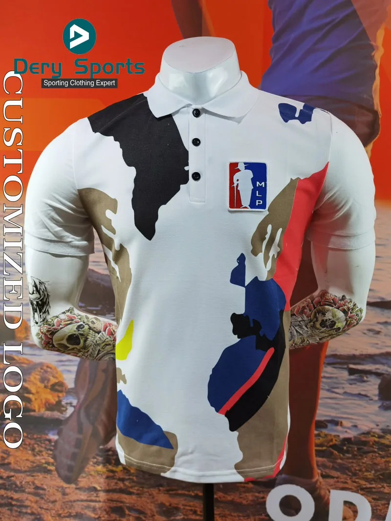 New custom style man sport shirts polo men fashion polo shirt design