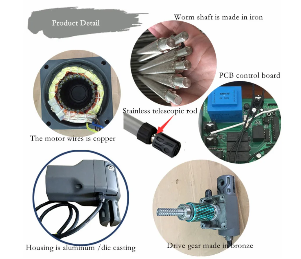 In Stock Chisung CSSGO-05 AC/DC Motor Double Arm 500KG*2 Automatic Swing Gate Opener Kit For Villa