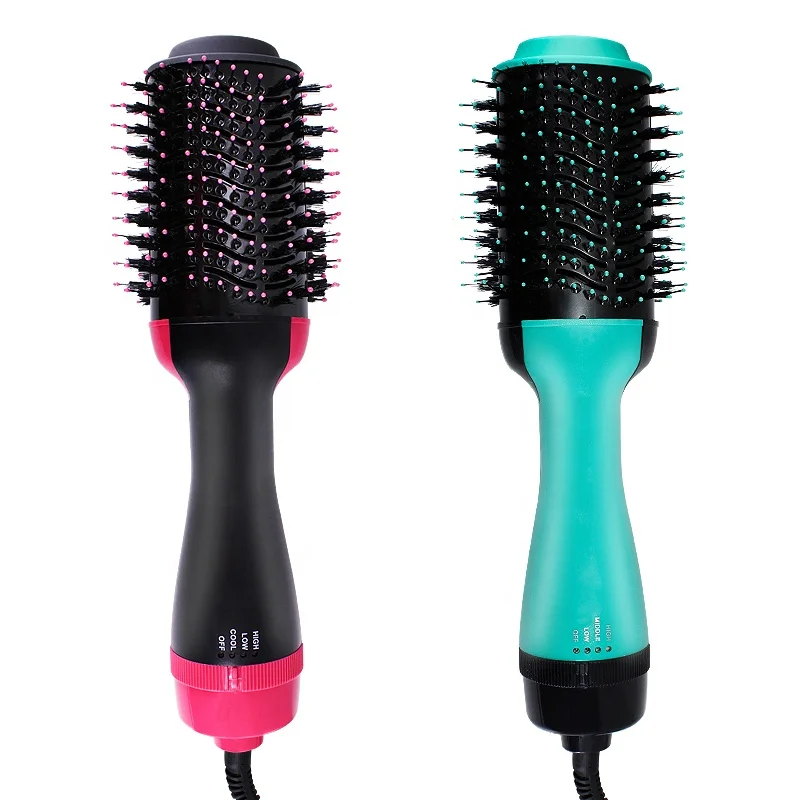 Заводской индивидуальный фен для волос щипцы для завивки волос вращающаяся щетка электрическая расческа Инструменты для укладки волос профессиональная расческа 2 в 1 с горячим воздухом