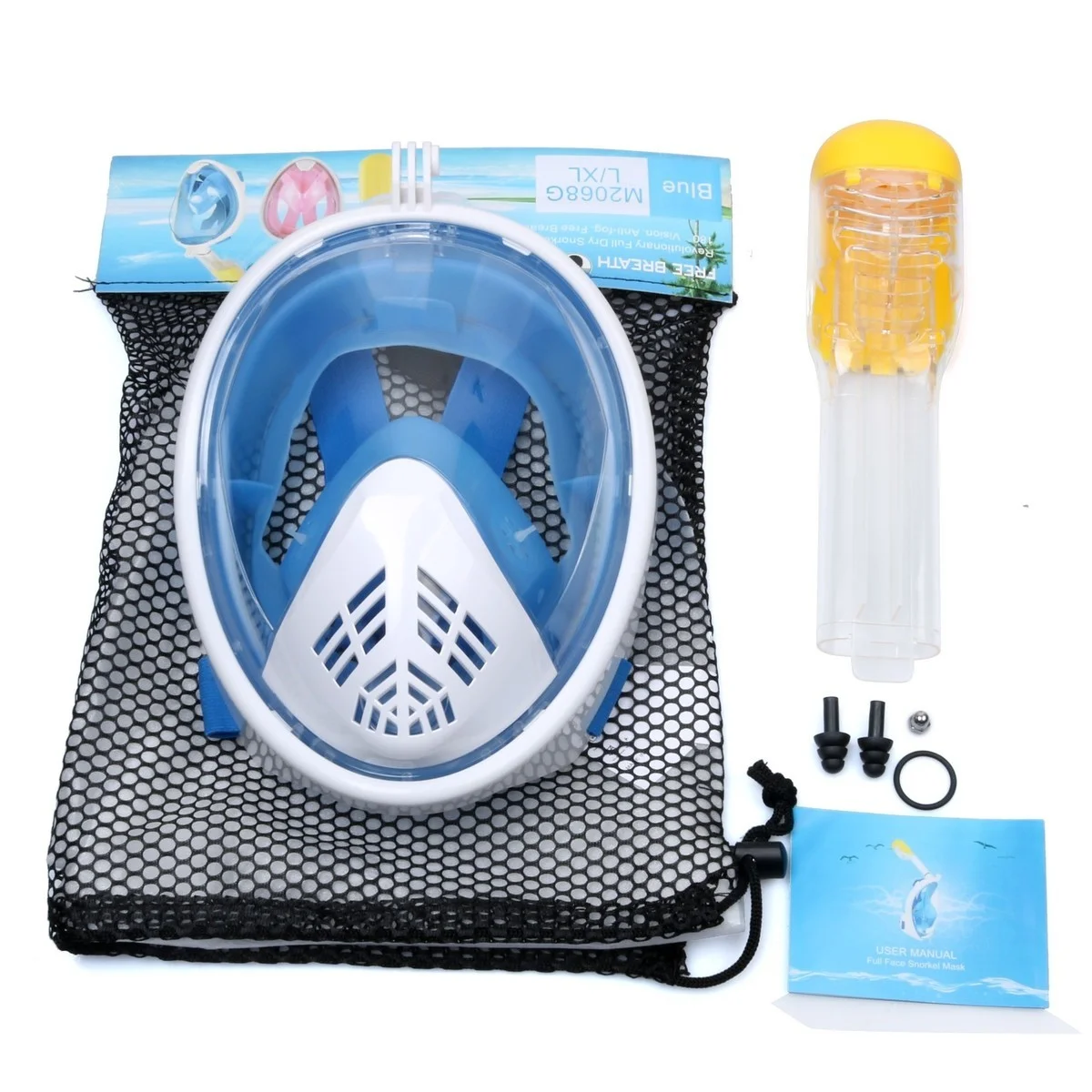 Underwater Anti-fog Full Face Diving Gear Set Scuba Equipment Diving Mask