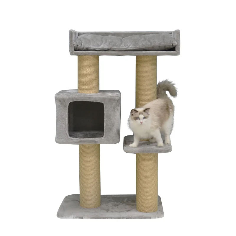 Cat Scratching Post for The Wall Big Large Cat Scratcher Tree Tower Wooden Cat Tree House stand