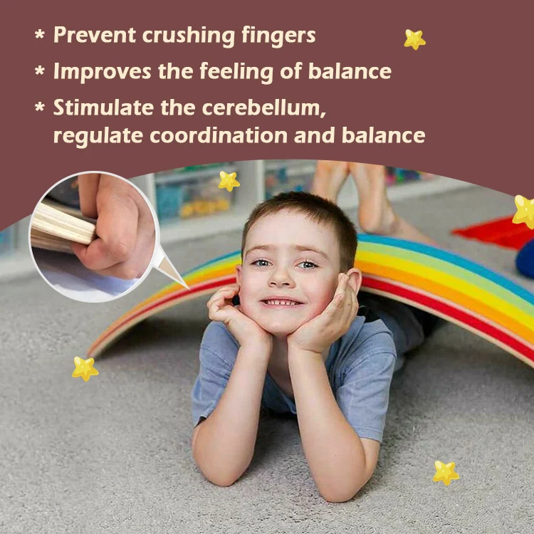 Winning Balance Training Board Wobble Balance Board Montessori Kinderboard Yoga Curvy Fitness Kids Other Baby Educational Toys