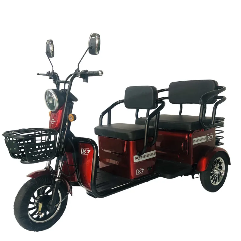 Popular Easy Seller 3 Wheels Aluminum Cargo E-Tricycle Lithium Battery 48V 500W 300-8 tire Tricycle