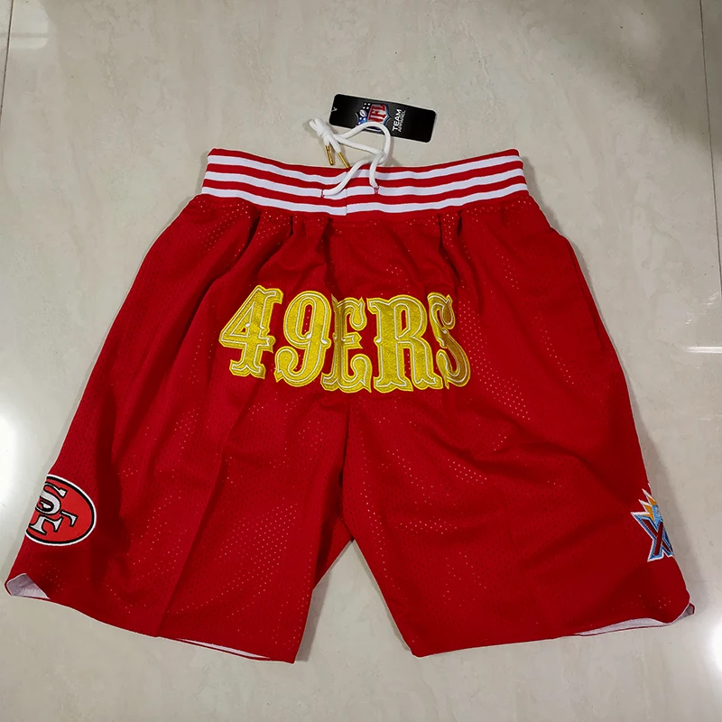 Latest Men Just Don Top Quality Outdoor Sports Casual Polyester Embroidery Drop Shipping Wear Zipper Pockets Shorts