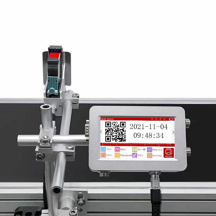 Online Thermal Inkjet Printer Continuous Online Inkjet Printer TIJ Printer Inkjet Coding Machine