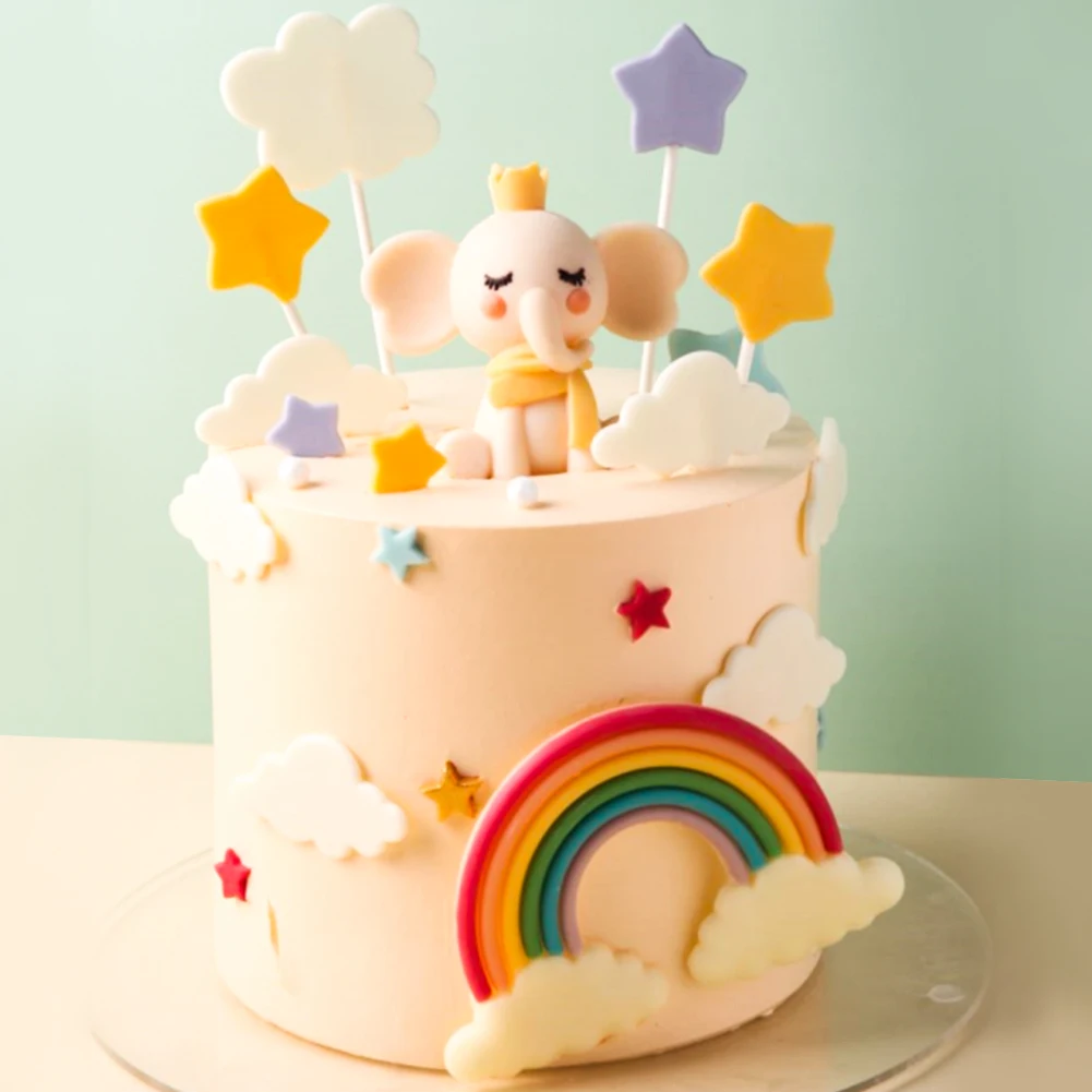 
Colorful Rainbow Chocolate Baking Birthday Sprinkles Candy Edible Cake Decorations Supplies 