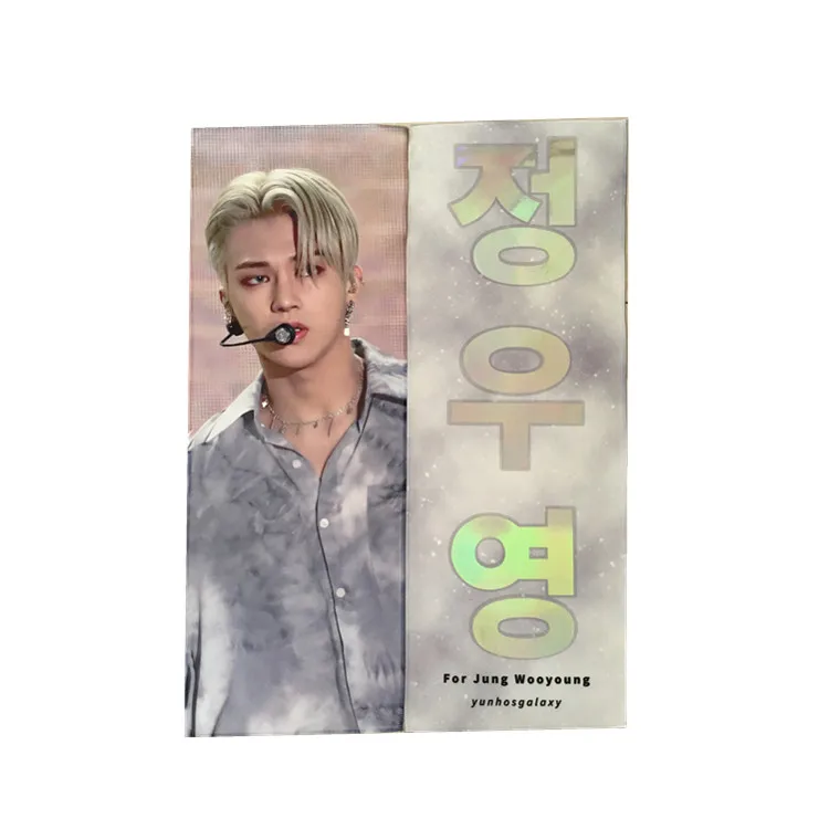 Custom Towel Kpop Slogan Cheering Towel Reflective/holographic/Glitter Cloth For Star Concert