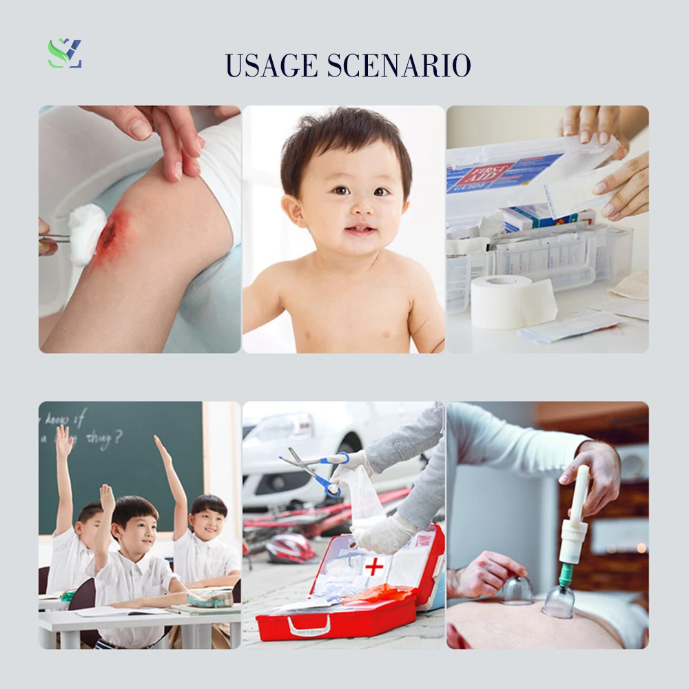 SZ Medical soft cotton pad disposable care tampon with packaging for moisture absorption