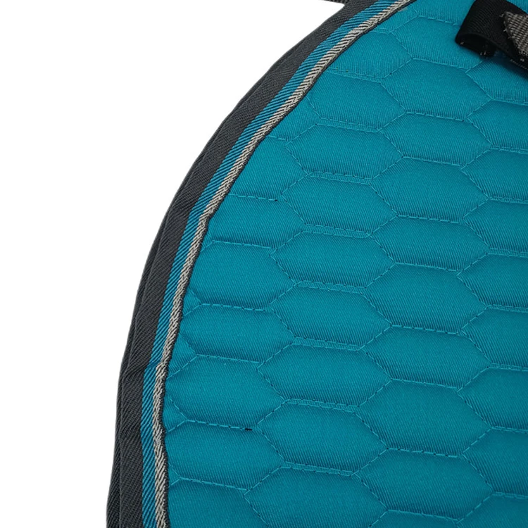 High Quality Custom Cotton Fabric All Purpose Horse Riding Equestrian Equipment English Western Saddle Pads