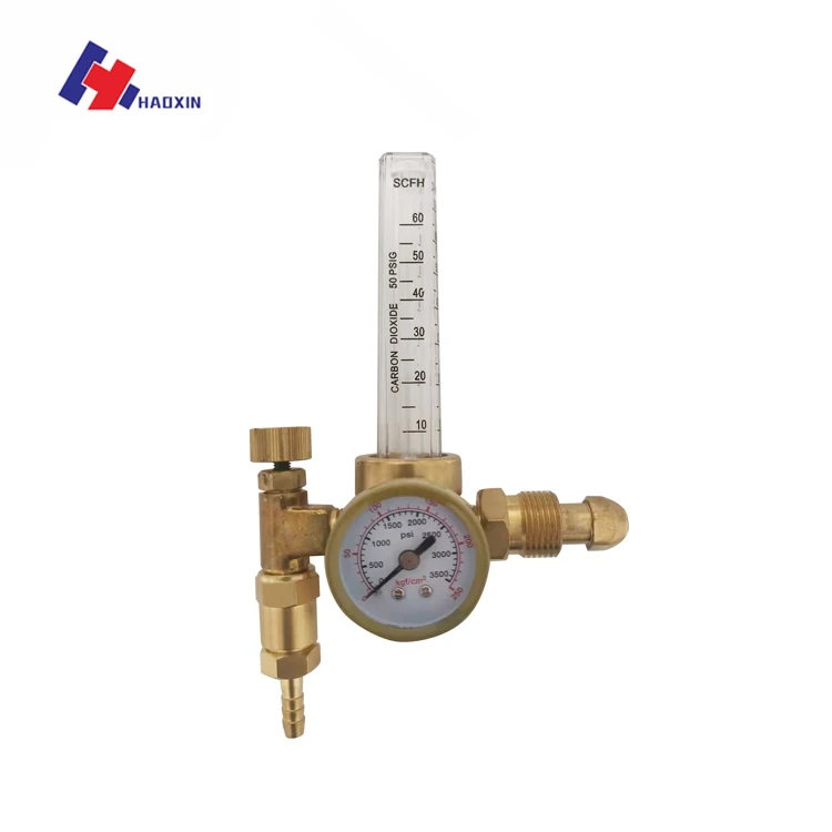 Haoxin fzone aquarium co2 gas pressure regulator CGA320 for flow meter