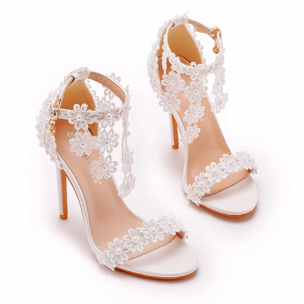 New Women Wedding Shoes Heeled Sandals Women High Heels Sexy Sandals Wedding Bridal Shoes Wedding Shoes For Women