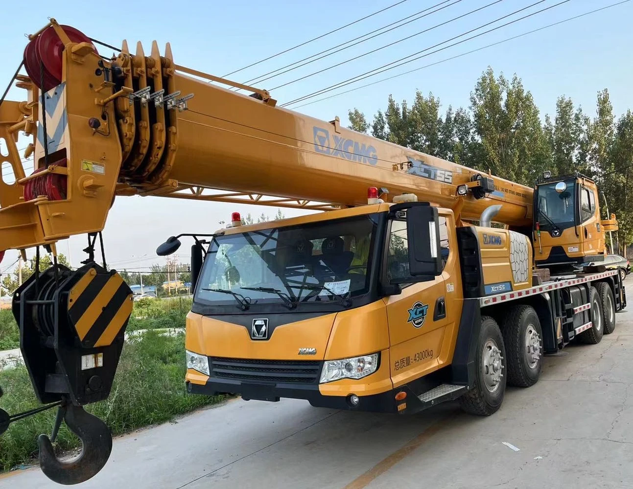 Top Sale Used XCMG 50 ton Truck Crane QY50K, SecondHand XCMG 50 ton Mobile Crane For Sale in Chile