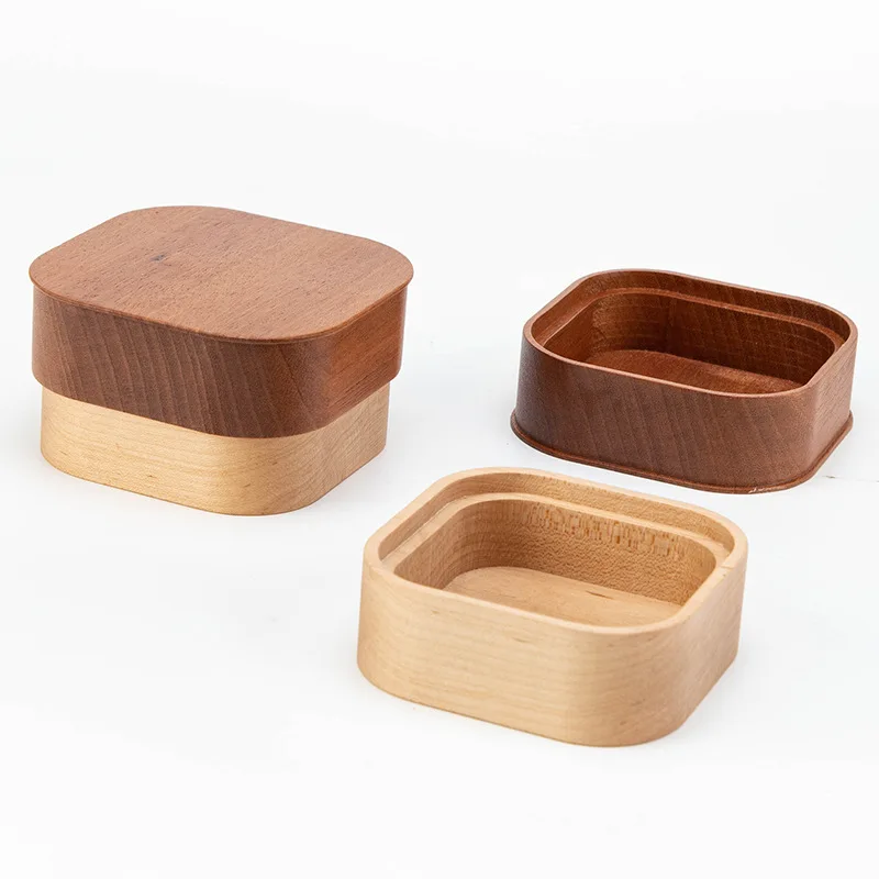 Factory Custom Solid Wood Necklace Box Creative Home Storage Package Small Jewelry Size Gift