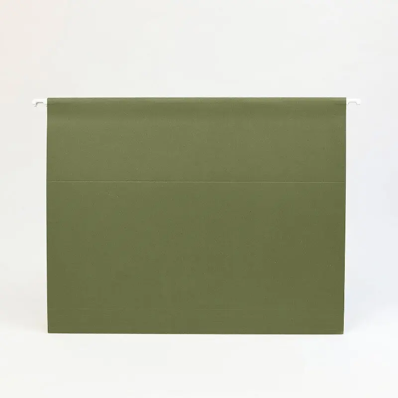 Green 25 Pack Letter size paper suspension file folder Hanging folder Filing Cabinet Suspension Files for office