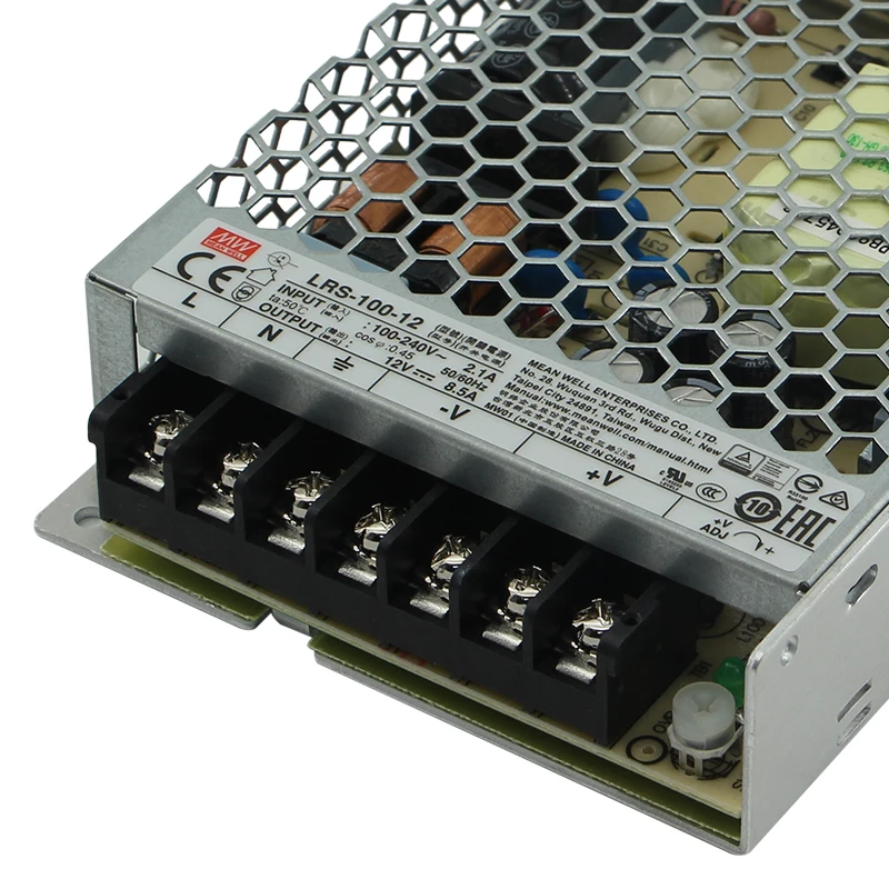  Mean Well Универсальный светодиодный ТВ Usb источник питания проектор LRS-100-12 12 Вольт 100 Вт освещение и схема 1 - 50 47 ~ 63