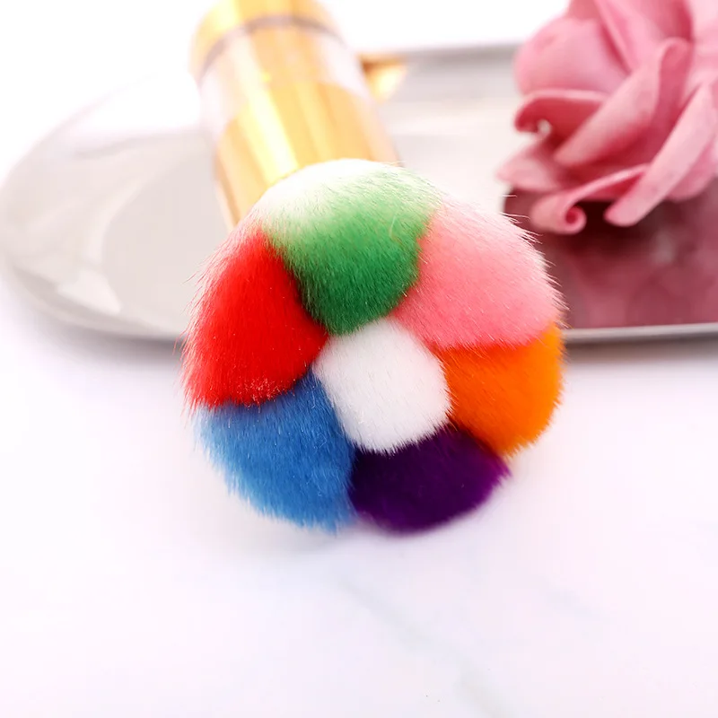 Hot OEM Professional Nail Art Tool Nail Brush Cleaning Brush Remove Dust Powder Cleaner for Acrylic UV Gel Manicure Supplier