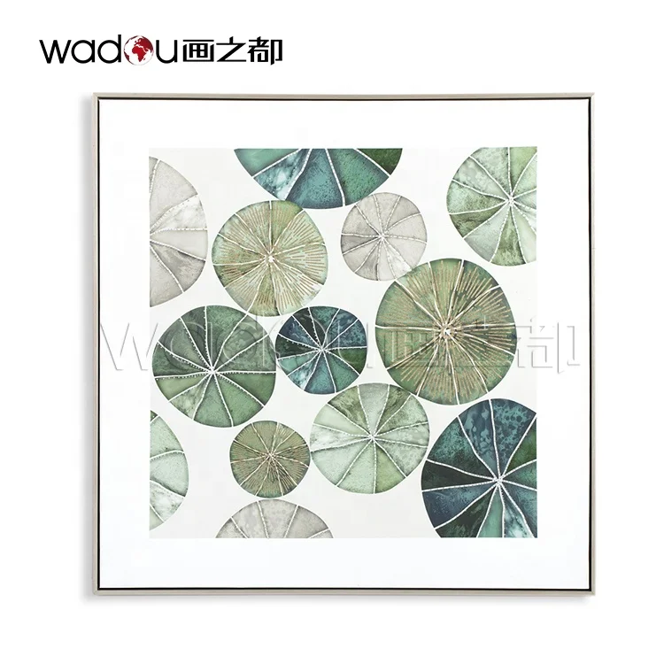 Lemon Printing Canvas With Foil And Studs Canvas Art With Framed Digital Printing custom Wall Art For Home