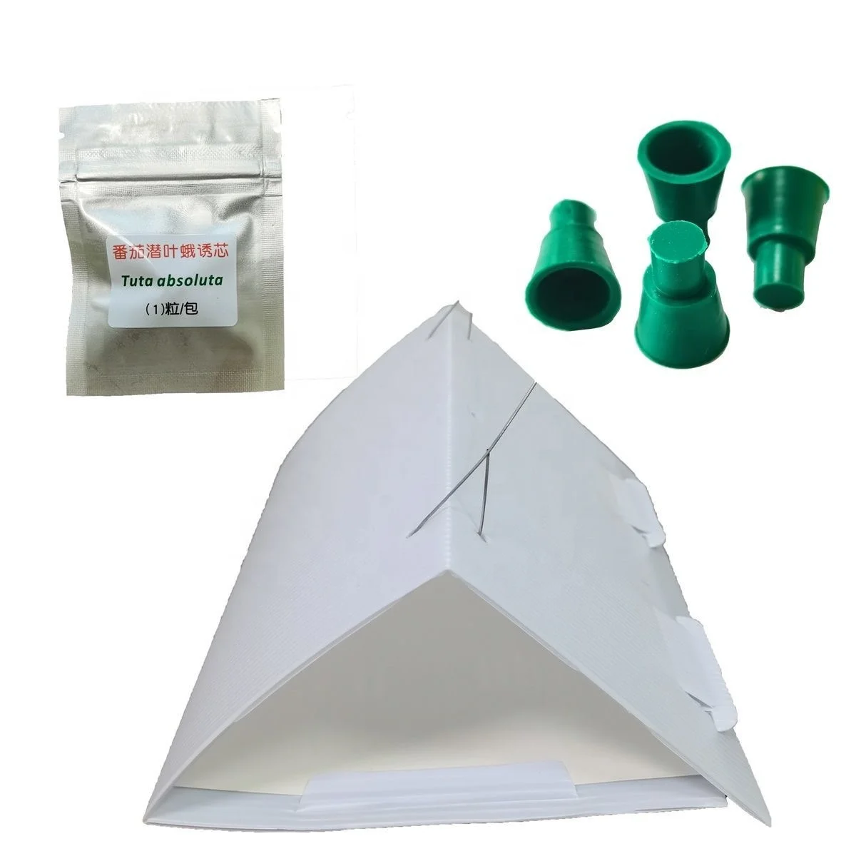 Factory sales Pest Controle Equipment Triangle Glue Trap Fruit Fly Sticky Paper