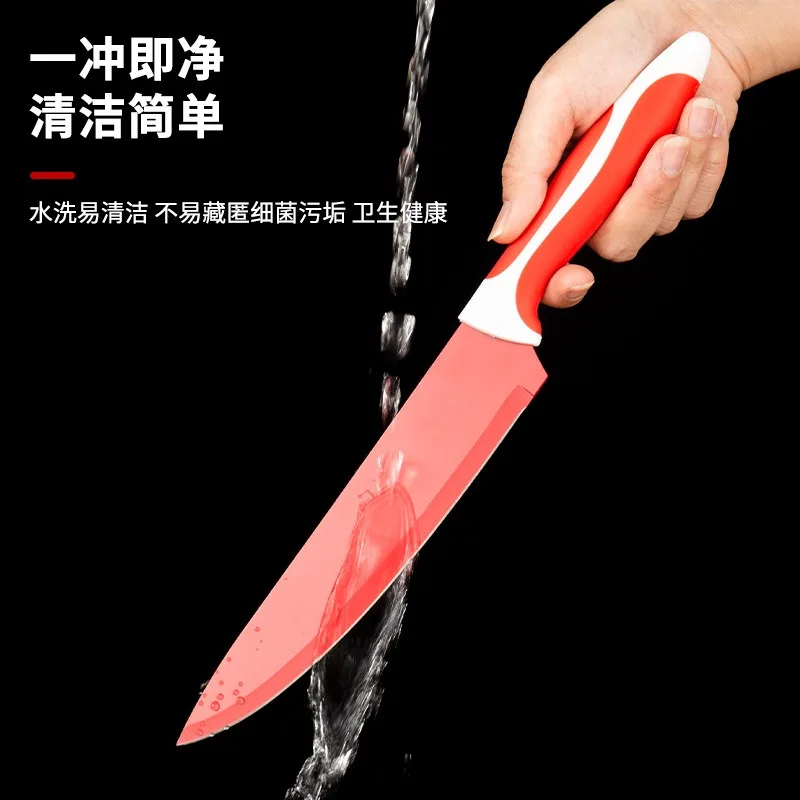 8-Piece Colorful Knife Set With Gift Box for Kitchen Use