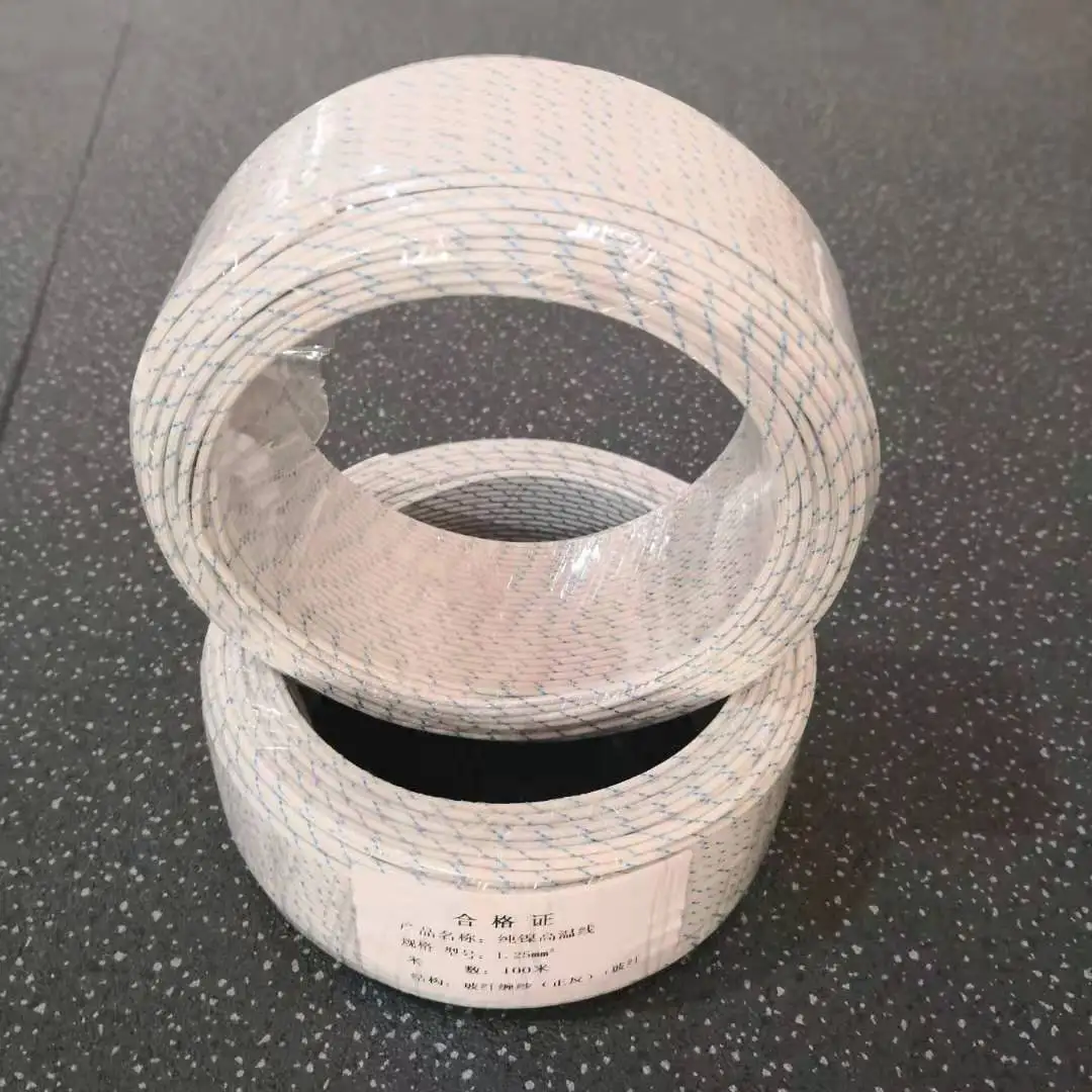 300V/500V/600V  Fiberglass braided  insulation pure nickel High Temperature wire