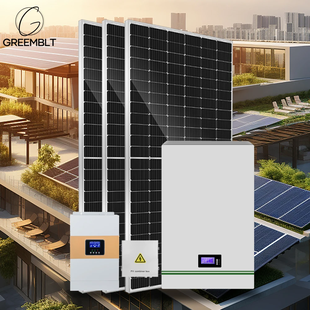 Hot sale 5kwh 10kw 15kw 20kw 30kw 50kw home solar energy storage system hybrid complete solar system