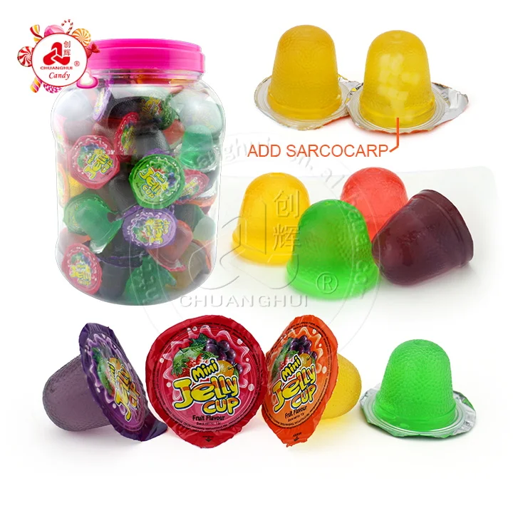 Желейная чашка в круглой банке