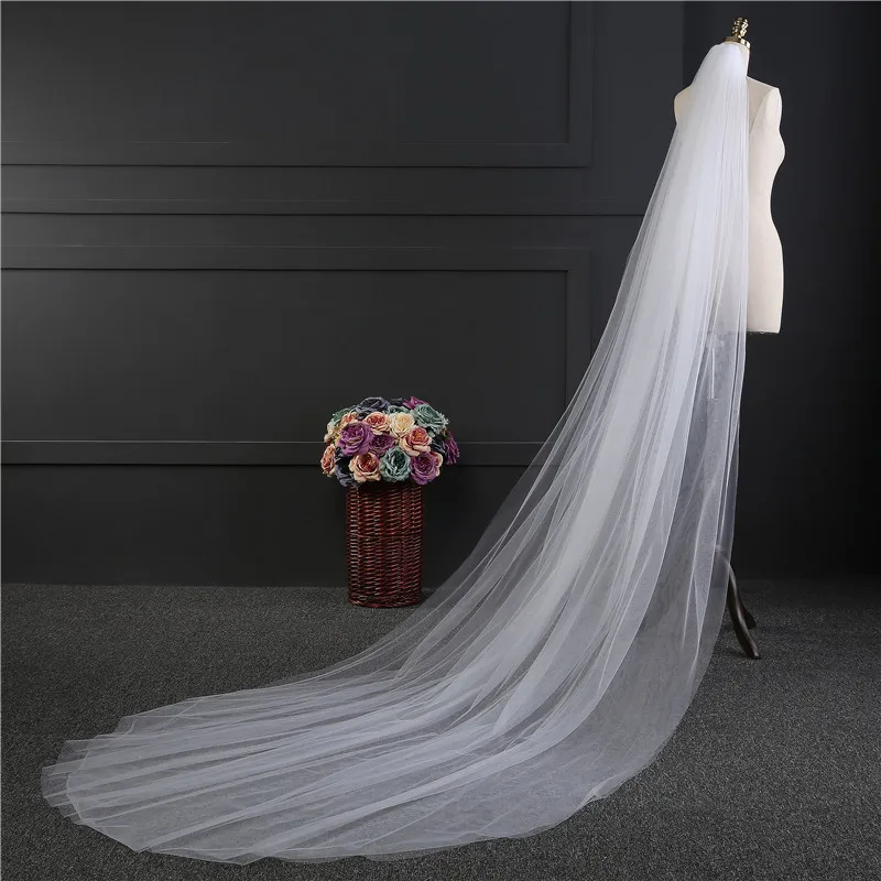 2023 Popular Romantic Single Layer bridal veils Lace Long wedding apparel & accessories Bridal Cape Shawl wedding veils bridal