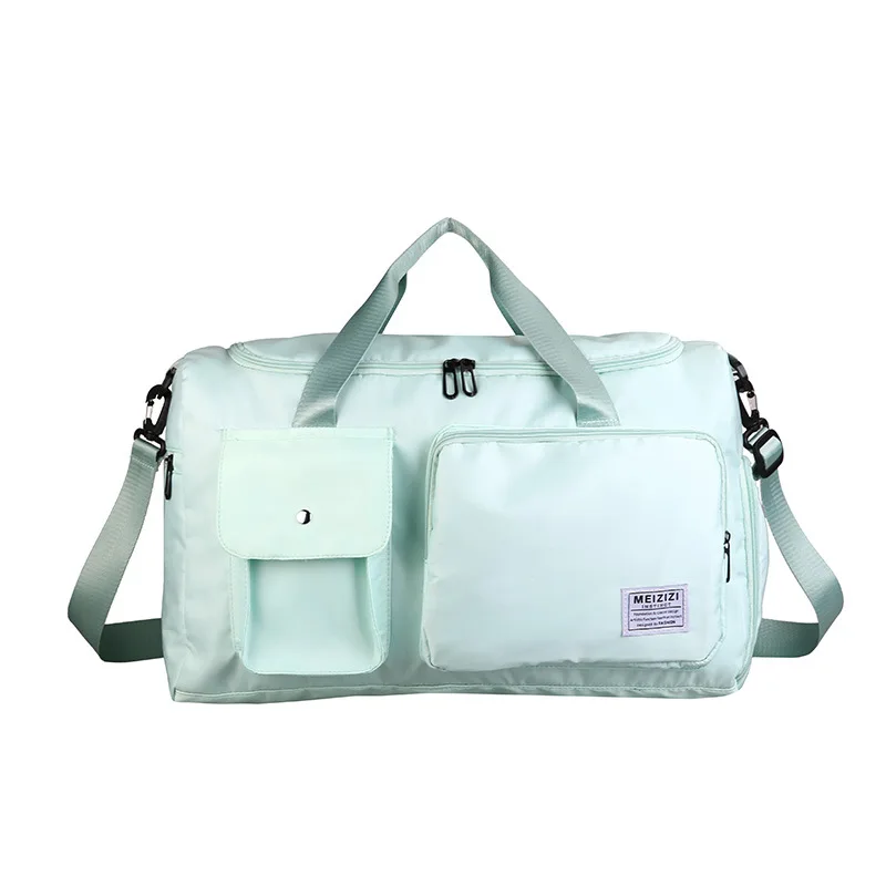 
Large Capacity Oxford Cloth Travel Bag Dry & Wet Separation Adjustable Strap Handbag Tote Women Men Sport Duffle Bag 